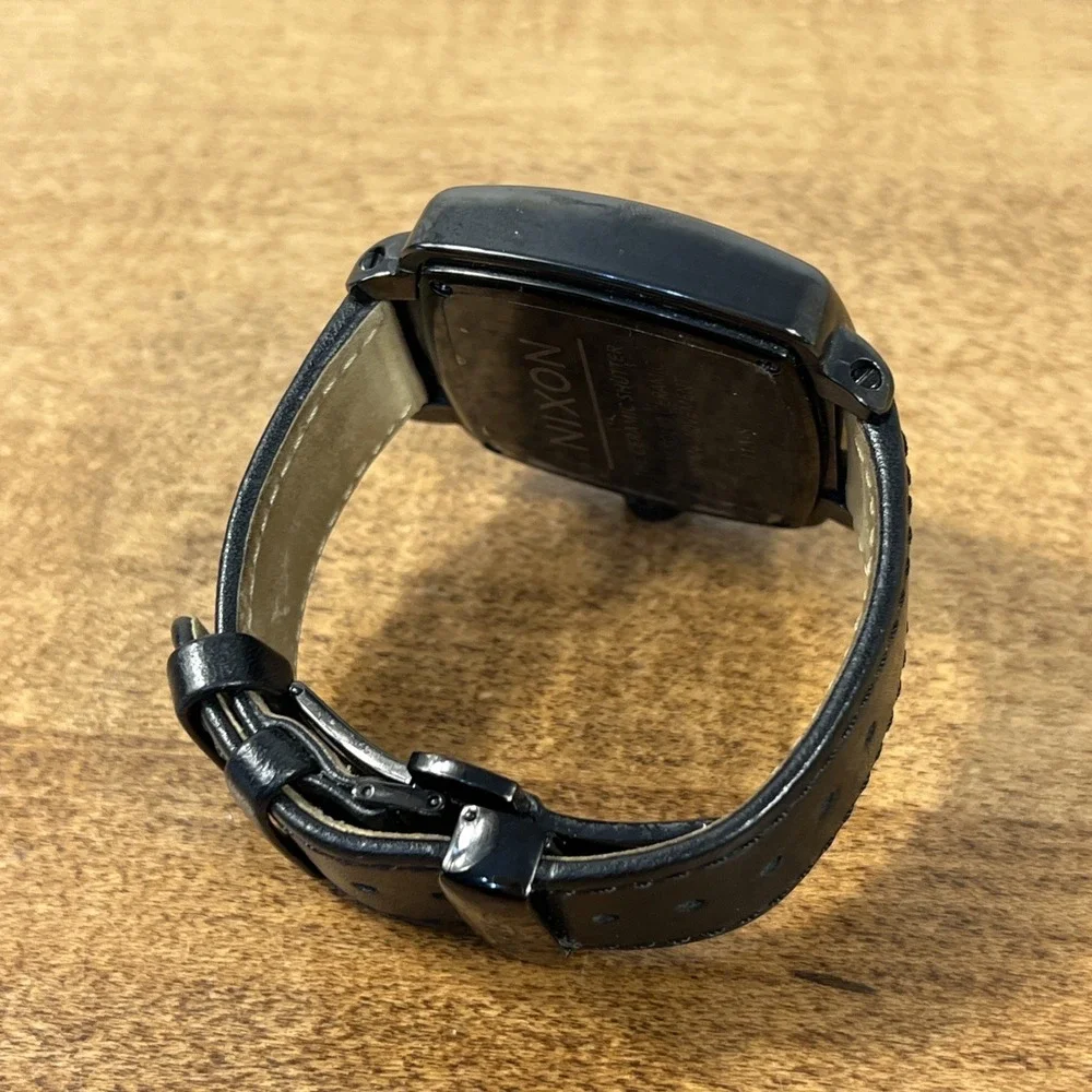 Men's Nixon Hot Stepper‎ The Ceramic Shutter 42mm Square Case Ceramic Watch